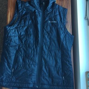 Black Columbia Omni Heat vest